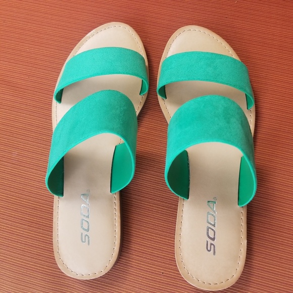 NEW Soda Double Strap Womens Sandals - Picture 4 of 7